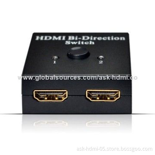 2 port Bi-direction Hdmi Switcher with 3D,4K*2K supportedNew